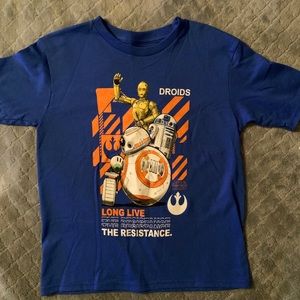 Disney Star Wars Short Sleeve Shirt - Size 7
